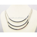 Shiny punk clothes accessory women fashion silver jewelry set